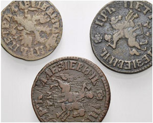 Lots - Kopeck 1705, Kadashevsky Mint, МД ... 