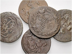 Lots - 2 Kopeks 1763, Red Mint, 2 Kopeks ... 