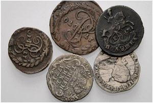 Lots - Grivennik 1770, St. Petersburg Mint, ... 
