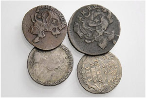 Lots - Denga 1772, Ekaterinburg Mint, ... 