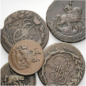Lots - 2 Kopecks 1788, St. Petersburg Mint, ... 