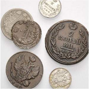 Lots - 20 Kopecks 1819, St. Petersburg Mint, ... 