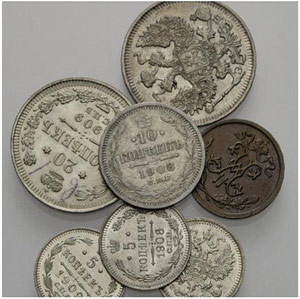 Lots - 10 Kopecks 1908, St. Petersburg Mint, ... 