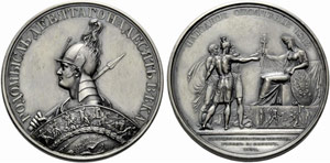 Silver medal 1812 (1834). From the Patriotic ... 