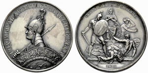Silver medal 1812 (1834). From the Patriotic ... 