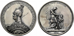 Silver medal 1813 (1835). From the Patriotic ... 