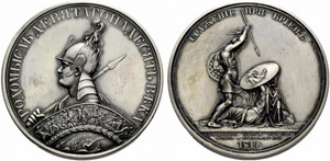 Silver medal 1814 (1835). From the Patriotic ... 