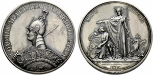 Silver medal 1815 (1837). From the Patriotic ... 