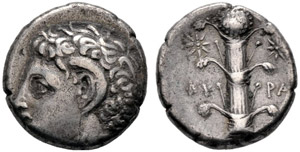 CYRENAICA - Cyrene - Didrachm c. 308/277. ... 