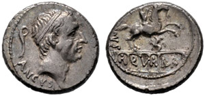 L. Marcius Philippus. Denarius 56. ANCVS ... 