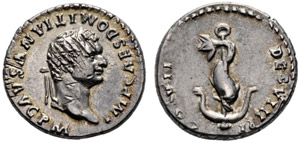 Domitian, 81-96 - Denarius 81/96, Rome. IMP ... 