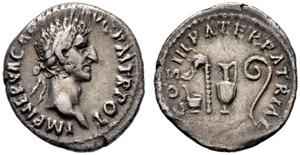 Nerva, 96-98 - Denarius 97, Rome. IMP NERVA ... 