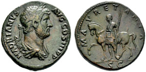 Hadrianus, 117-138 - Sestertius 134/138, ... 
