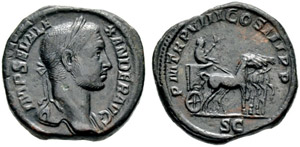 Severus Alexander, 222-235 - Sestertius 229, ... 