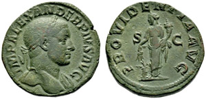 Severus Alexander, 222-235 - Sestertius 232, ... 