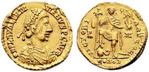Valentinianus III, 425-455 - Solidus ... 