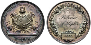 Bremen, Stadt - Silbermedaille o. J. (1861). ... 