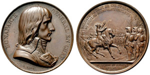 Directoire, 1795-1799. Bronzemedaille 1798. ... 