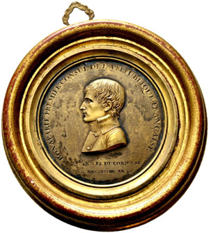 Consulat, 1799-1804. Bronzemedaille 1802. ... 