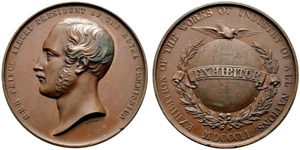 Victoria, 1837-1901. Bronzemedaille 1851. ... 