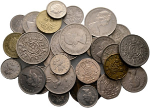 Lots - Diverse Münzen. Grossbritannien und ... 