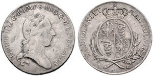 Mailand - Joseph II. 1780-1790. Scudo 1784, ... 