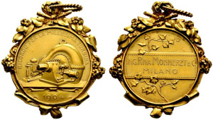 Mailand - Città. Goldmedaille 1904. Auf die ... 