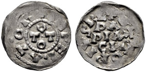 Pavia - Otto I. 912-973. Denaro o. J. (962). ... 