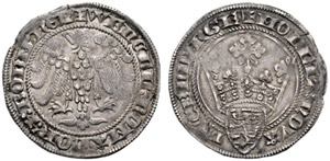 Wenceslas II. 1383-1388. Gans (Gros) o. J. ... 