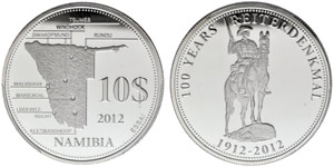 10 Dollar 2012. ESSAI in Silber. 100 Jahre ... 