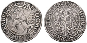 Ferdinand I. 1521-1564. Guldentaler 1563, ... 