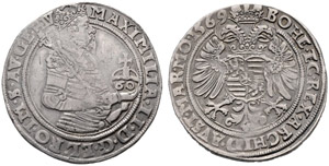 Maximilian II. 1564-1576. Guldentaler 1569, ... 