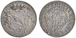 Bern - 20 Kreuzer 1755. ... 