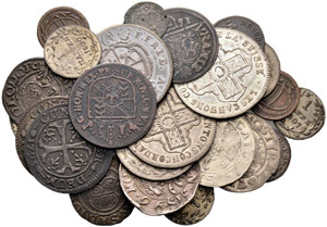 Lots - Lot von 27 verschiedenen Münzen aus ... 