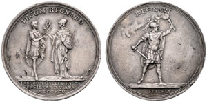 Basel - Stadt - Silbermedaille 1795. Auf den ... 