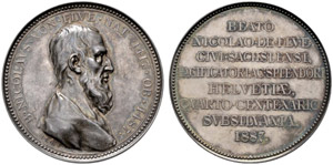 Obwalden - Silbermedaille 1887. Auf den 400. ... 