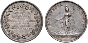 Zürich - Stadt - Silbermedaille 1786. Auf ... 