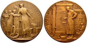 Eidgenossenschaft - Bronzemedaille 1902. Auf ... 