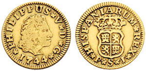 Königreich - Felipe V. 1700-1746. 1/2 ... 