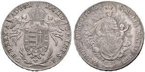 Josef II. 1765-1790. Taler 1786, Kremnitz. ... 