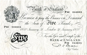 GROSSBRITANNIEN - Bank of England. 5 Pfund ... 
