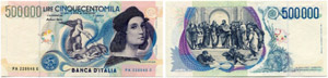 ITALIEN - 500000 Lire vom 6.5.1997. Pick ... 