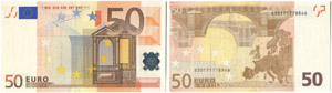 ITALIEN - 50 Euro 2002. Fehler bei der Wahl ... 
