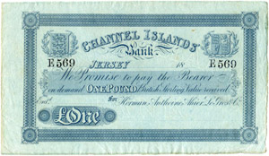 JERSEY - Chanal Island’s Bank. 1 Pfund. ... 