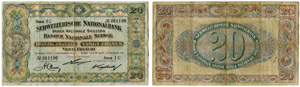 SCHWEIZ - 20 Franken vom 1.12.1911 (Gesetz ... 