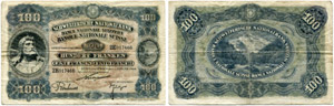 SCHWEIZ - 100 Franken vom 1.1.1918 (Gesetz ... 
