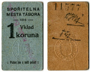 Lot. Tábor. 1 Krone 1914 (3, davon 1 Expl. ... 