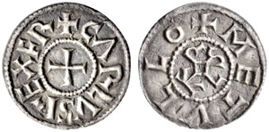 Karolinger - Karl der Grosse, 768-814. Denar ... 