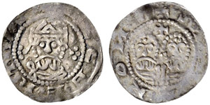 Friesland - Egbert II. 1068-1090. Denar o. ... 