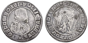 Rudolph II. 1576-1612. Vierteltaler o. J. ... 
